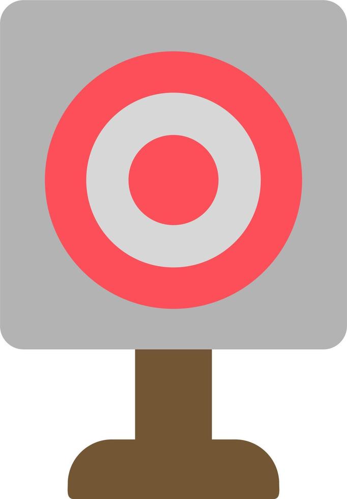 Military Target Vector Icon