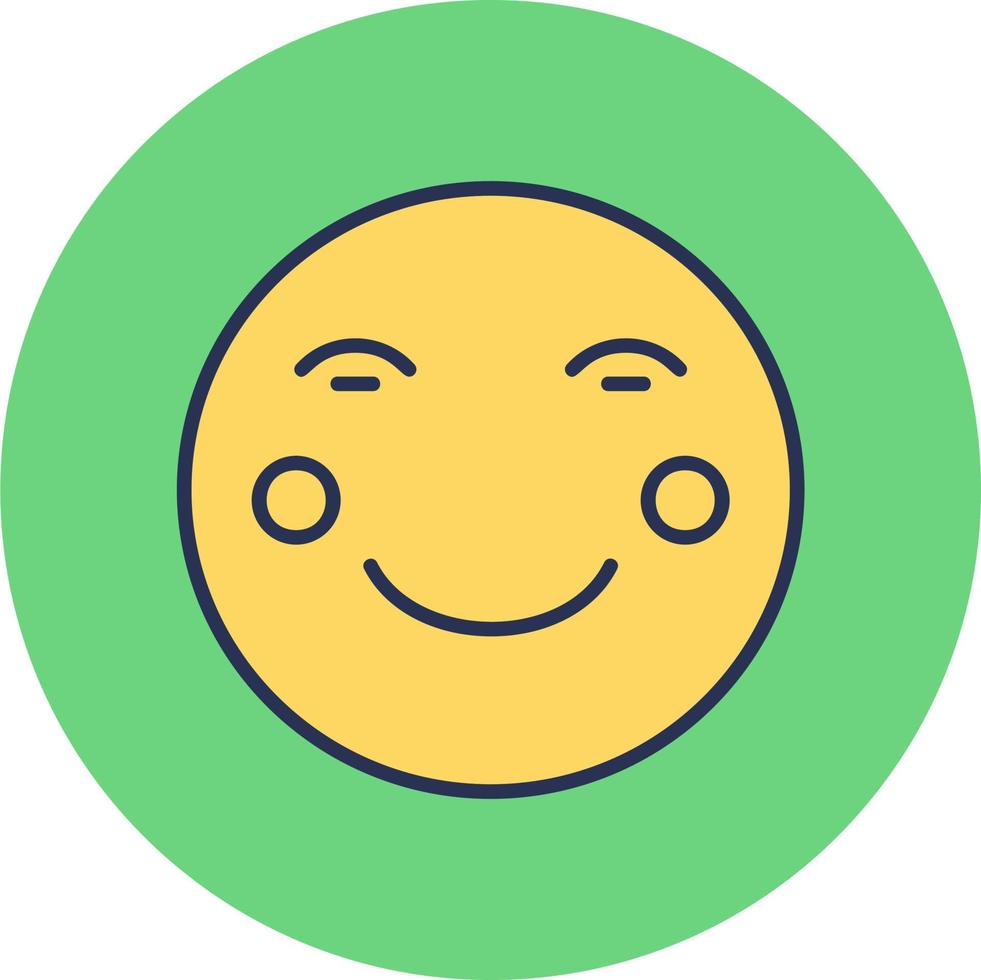 Blushing Vector Icon