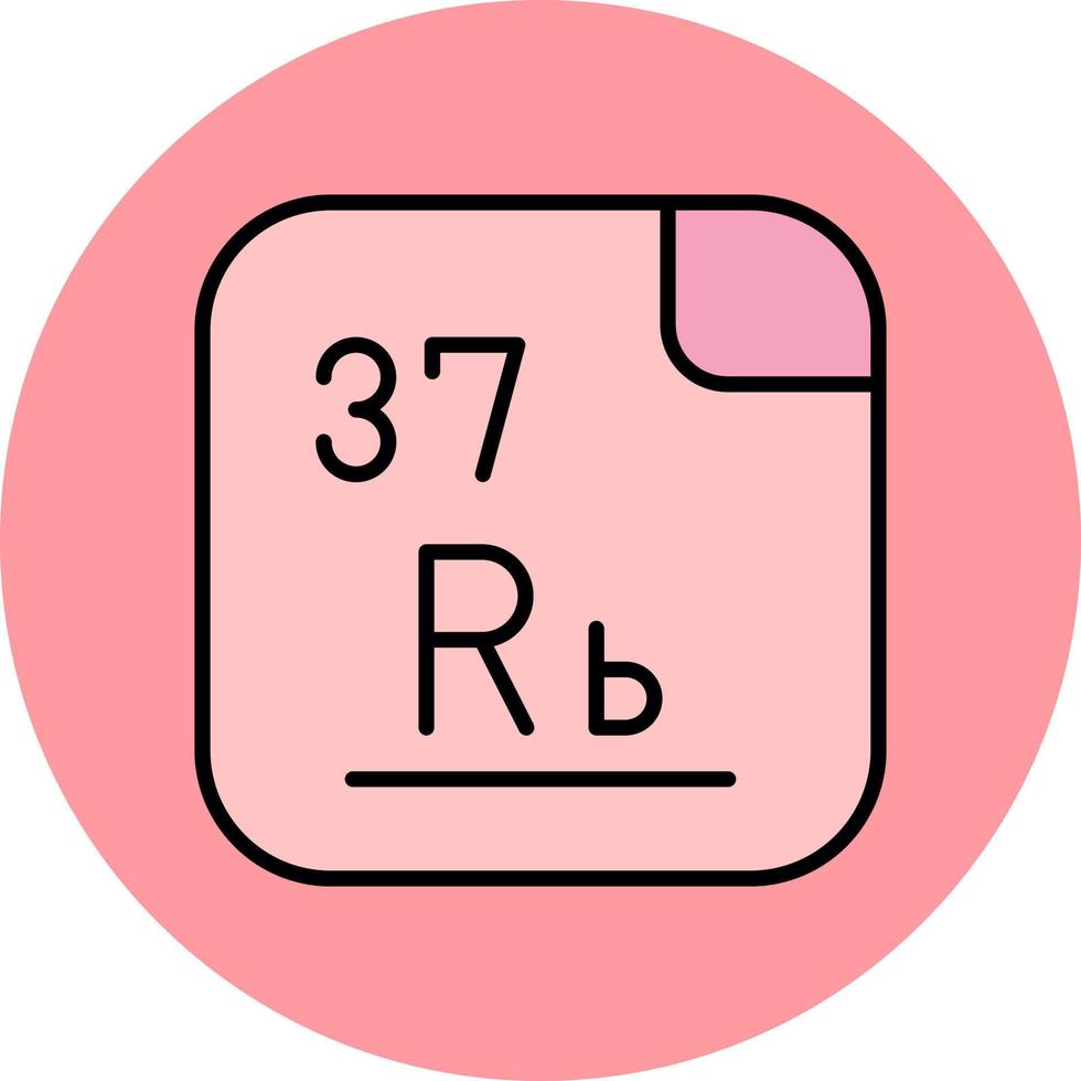 Rubidium Vector Icon