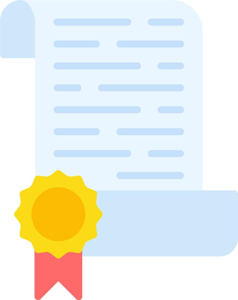 Certificate Vector Icon