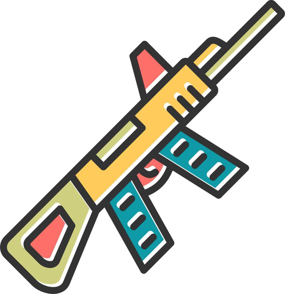 Machine Gun Vector Icon
