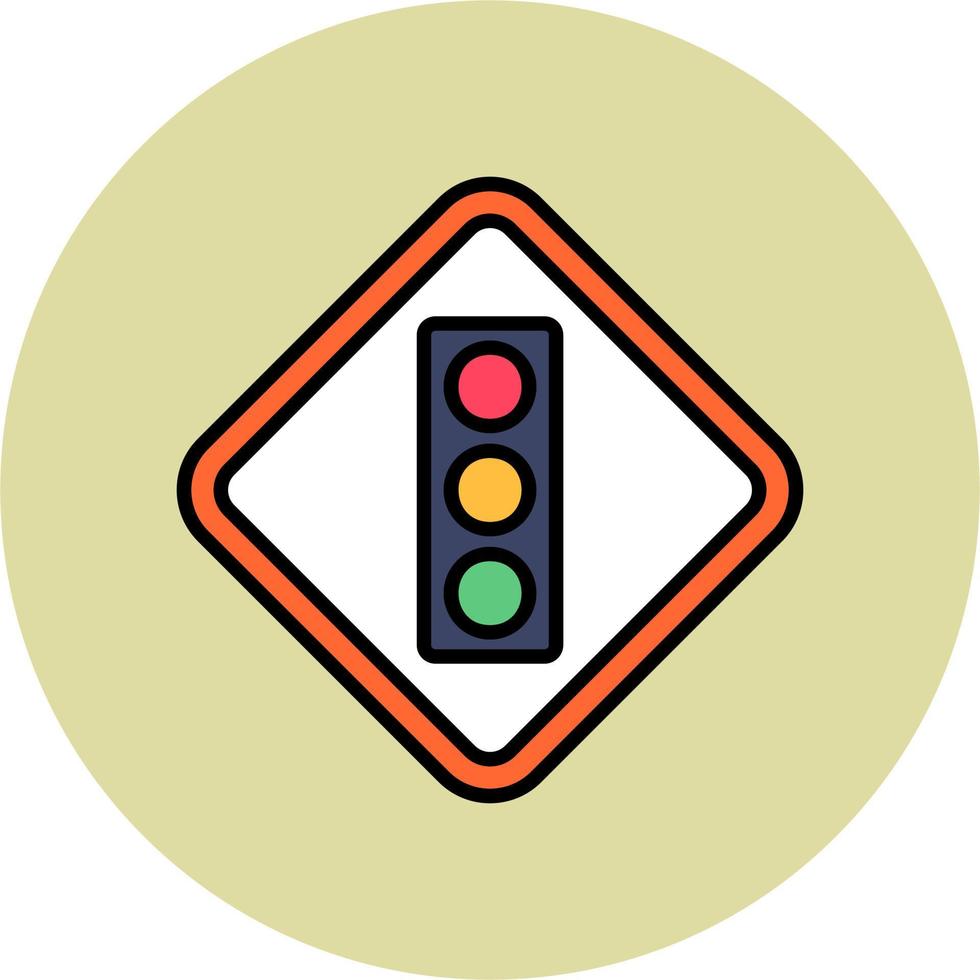 Traffic lights Vector Icon