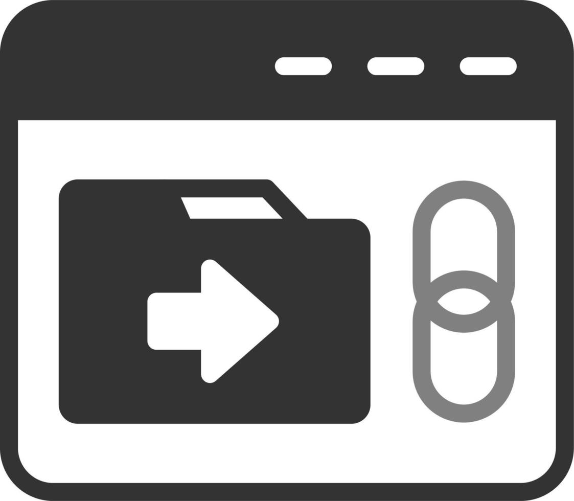 Backlink Vector Icon