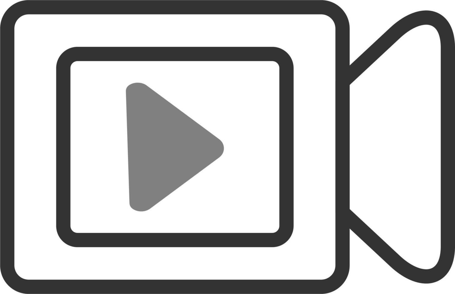 icono de vector de reproductor de video