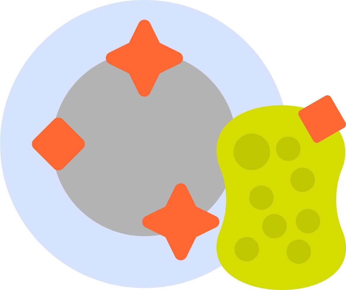 Dish Sponge Vector Icon