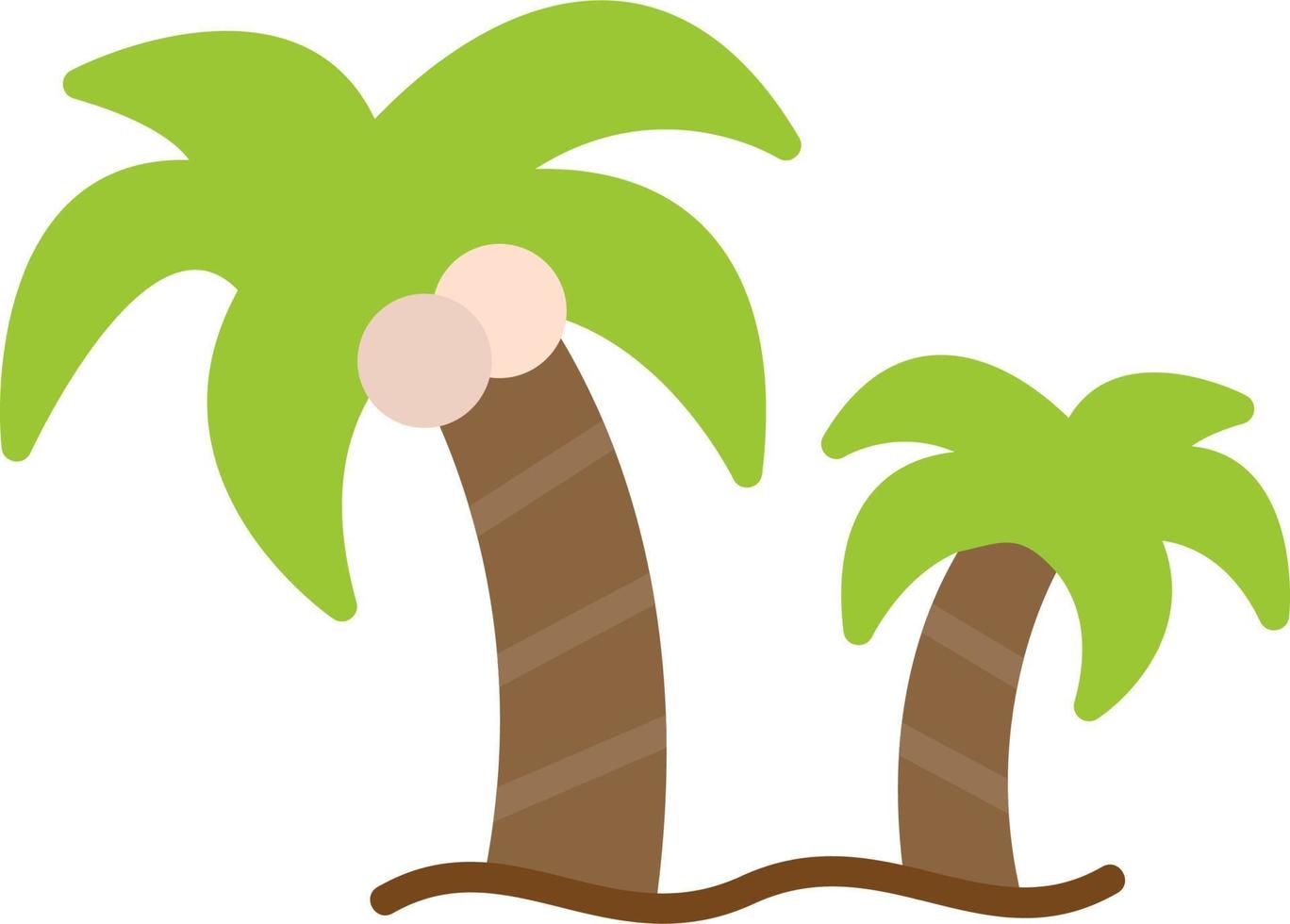 icono de vector de árbol de Palma