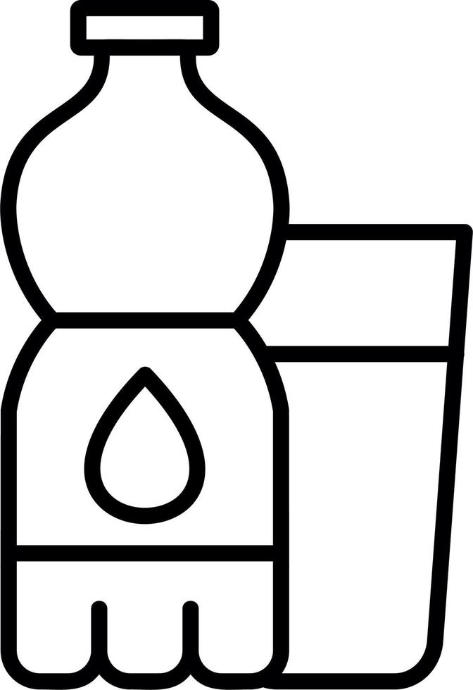 Water Bottle Vector Icon