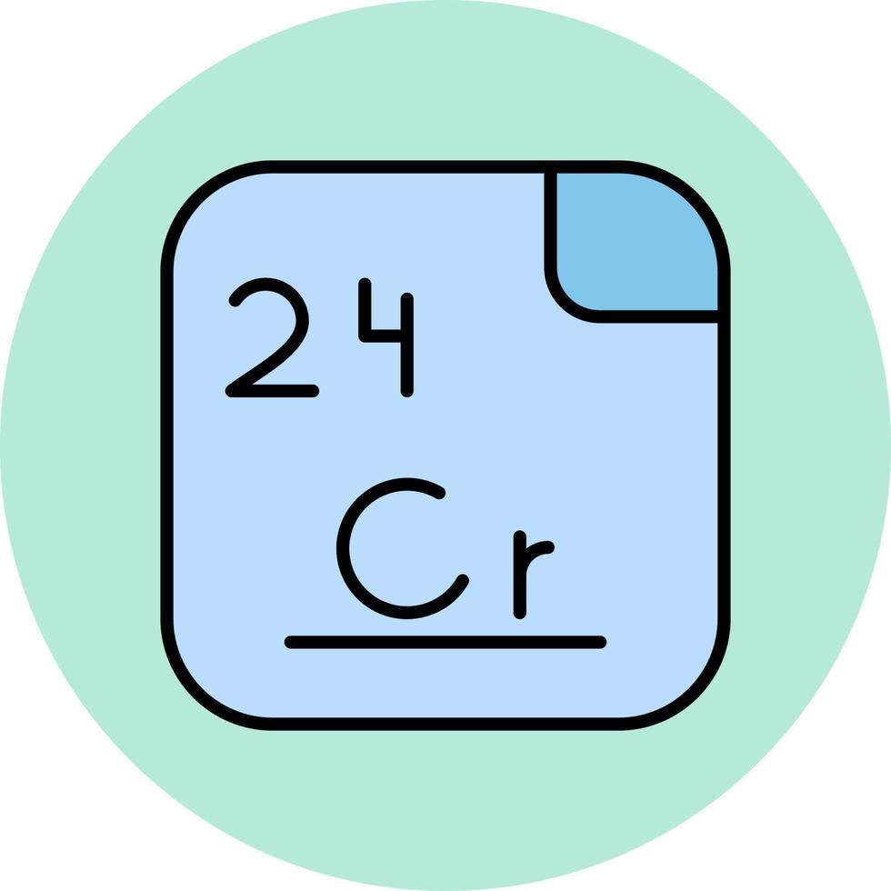 cromo vector icono