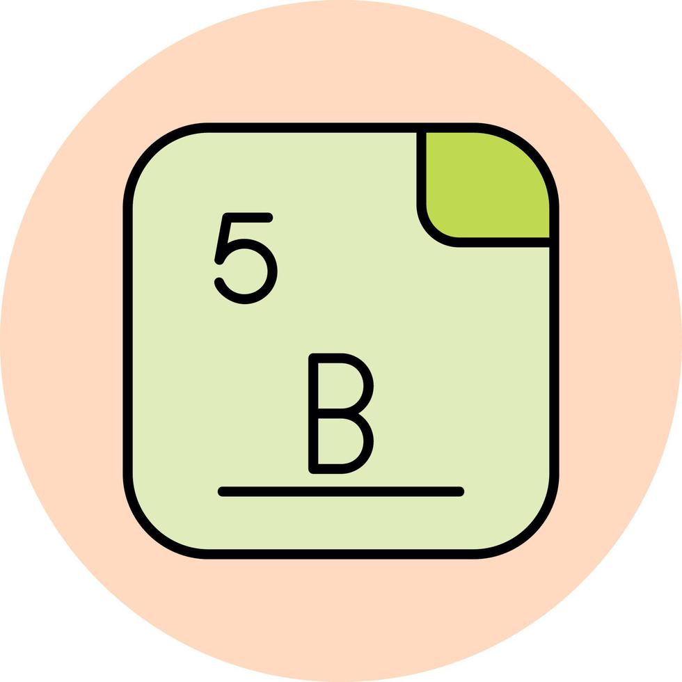 Boron Vector Icon