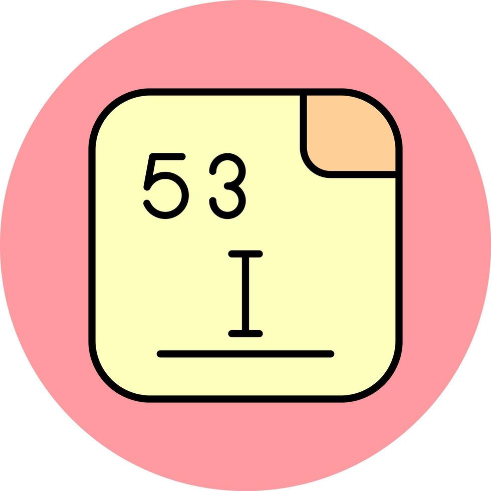 Iodine Vector Icon