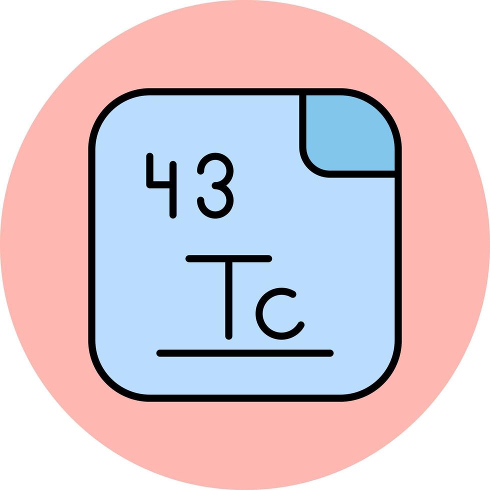 tecnecio vector icono