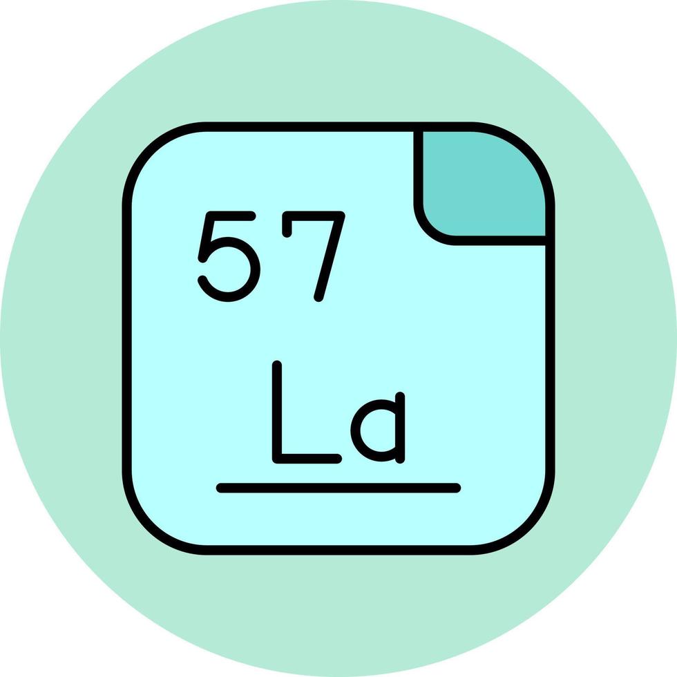 Lanthanum Vector Icon
