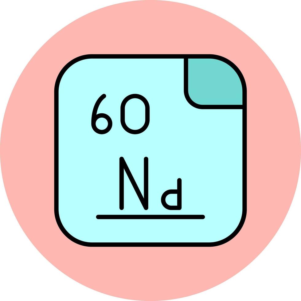 Neodymium Vector Icon