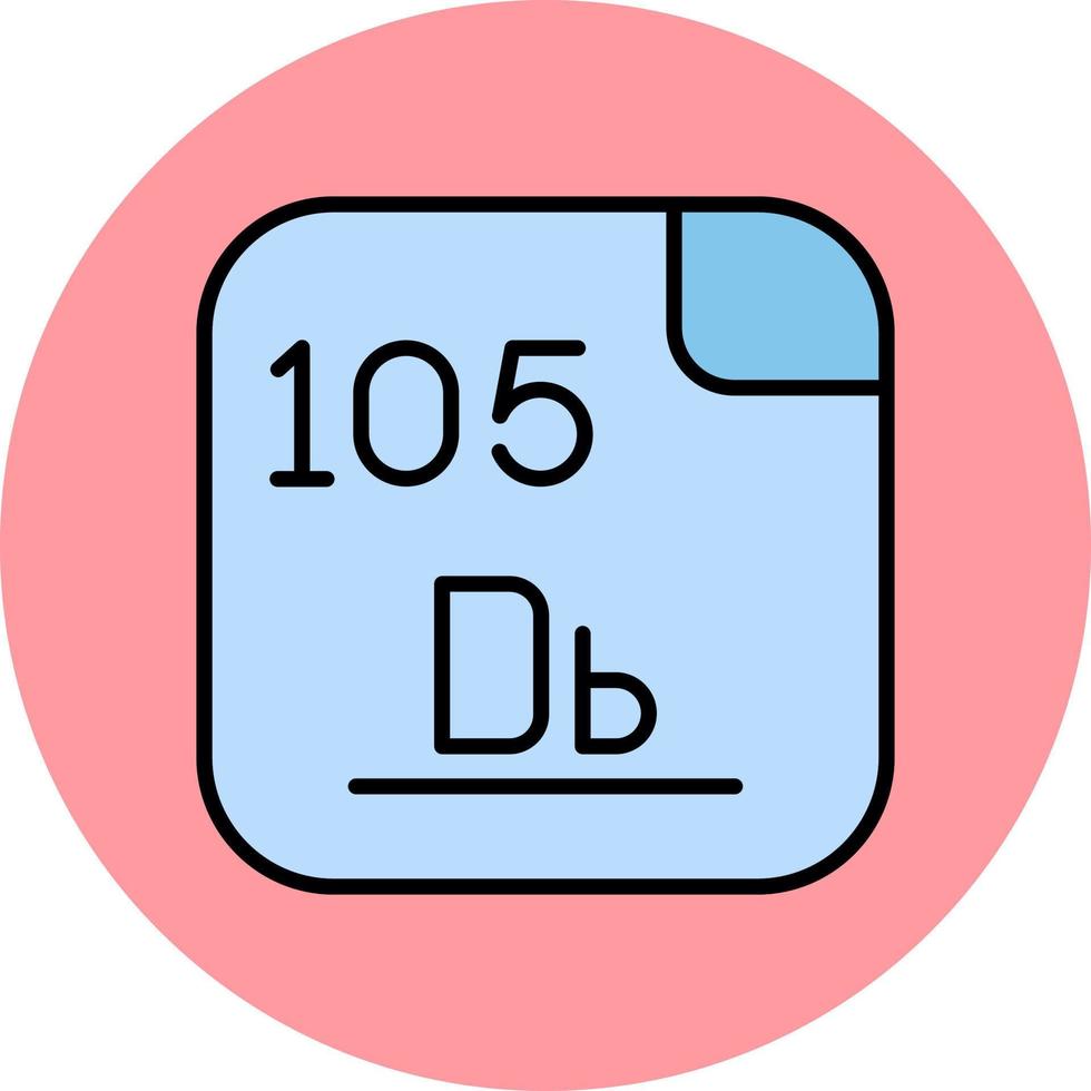 Dubnium Vector Icon