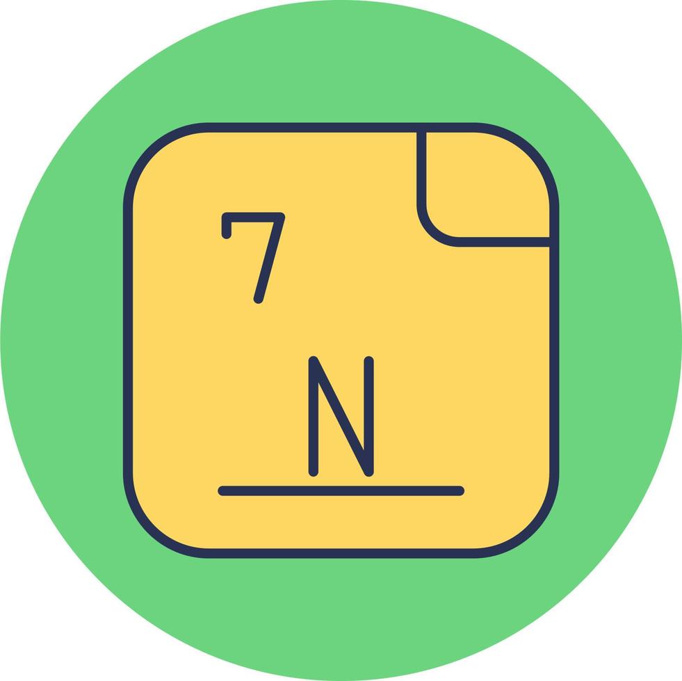 Nitrogen Vector Icon