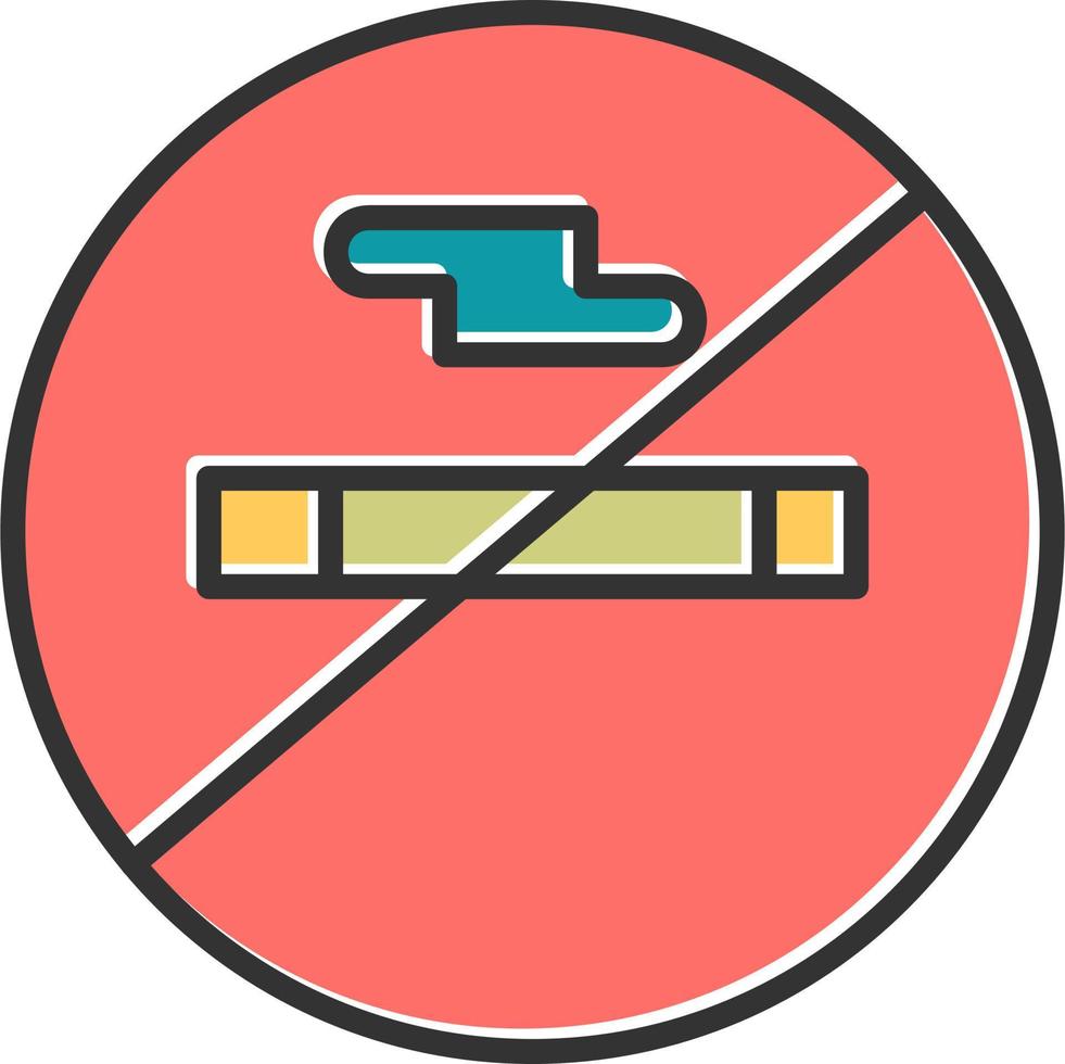 No Smoking Vector Icon