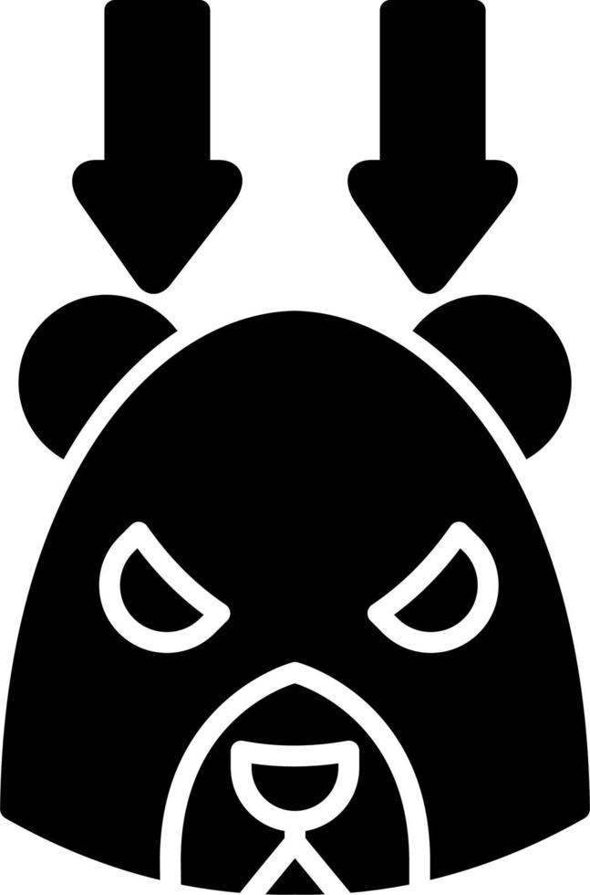 Bear Market Vector Icon
