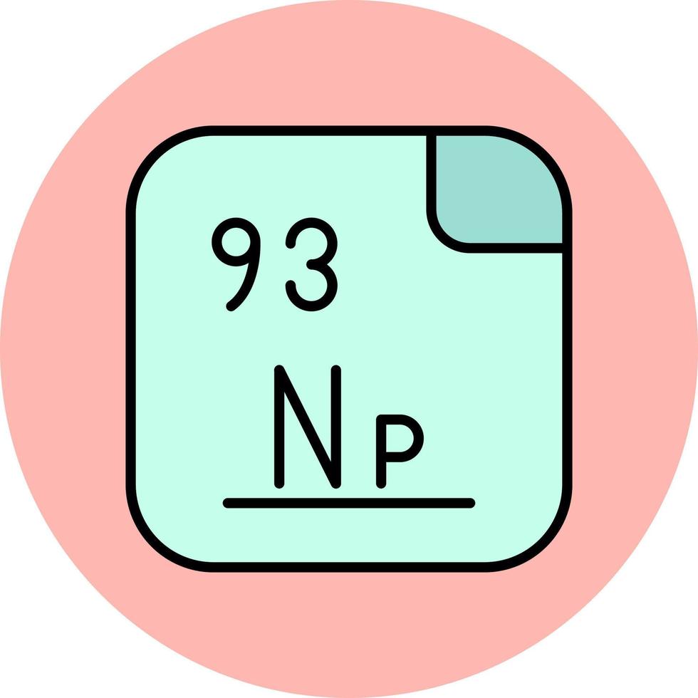 Neptunium Vector Icon