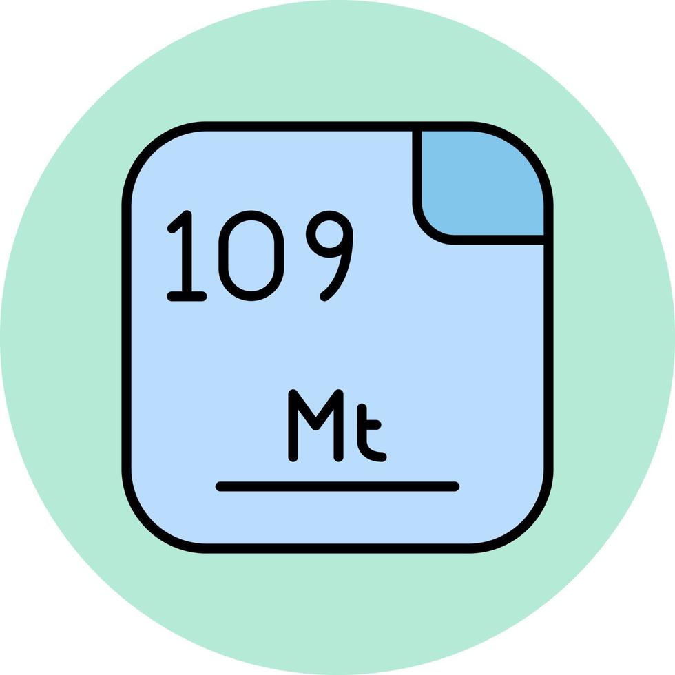 Meitnerium Vector Icon