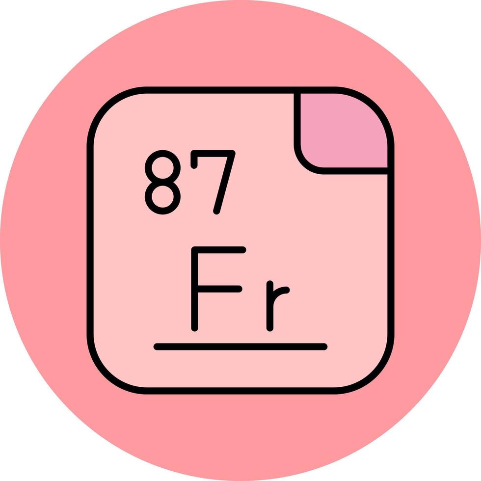 Francium Vector Icon