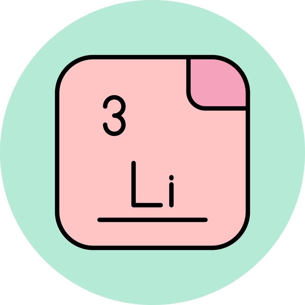 Lithium Vector Icon