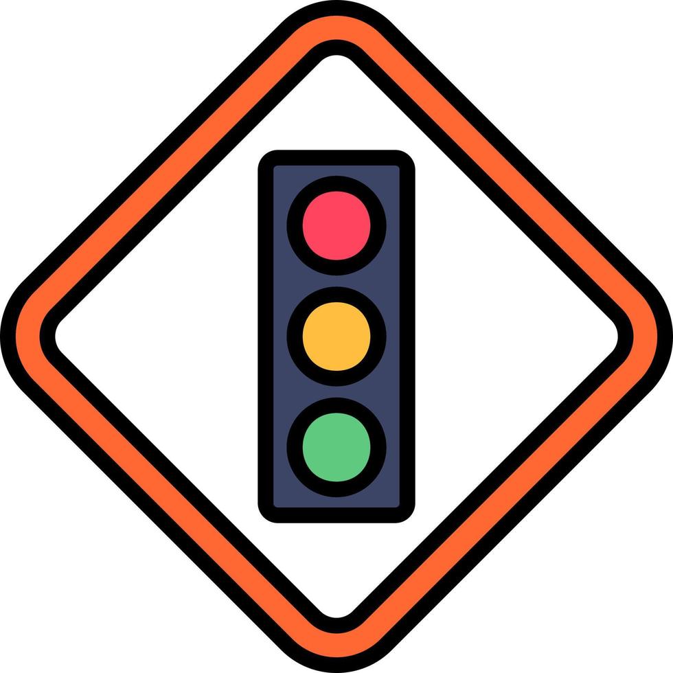 Traffic Lights Vector Icon