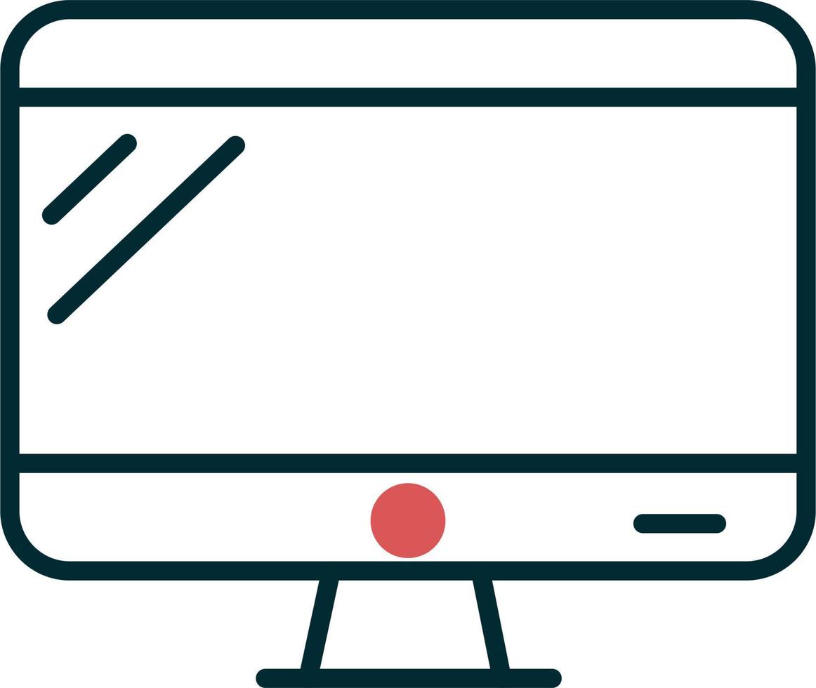 Monitor Vector Icon