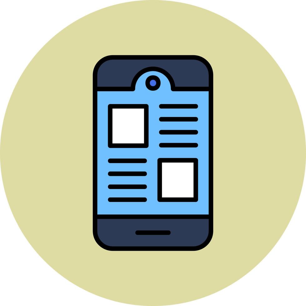 Mobile App Vector Icon