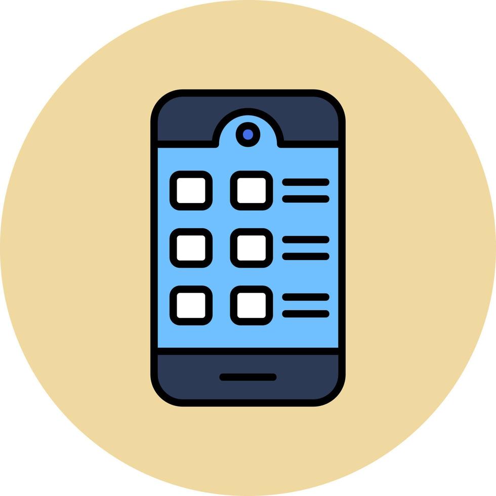 Mobile App Vector Icon