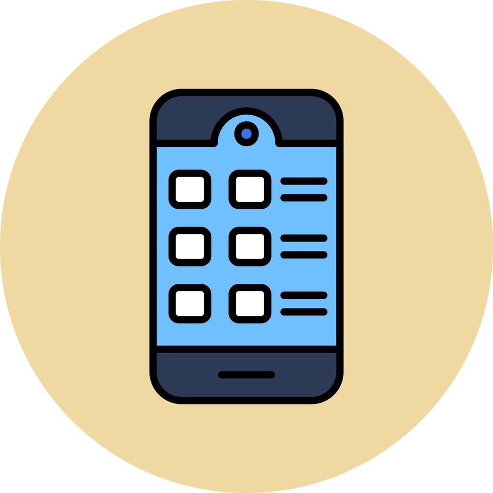 Mobile App Vector Icon