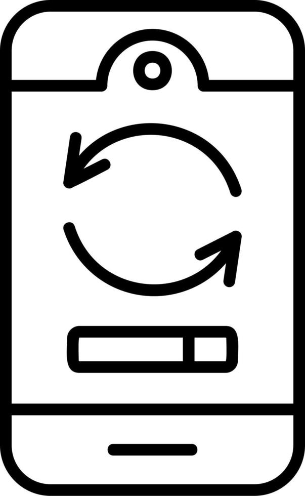 Mobile Sync Vector Icon