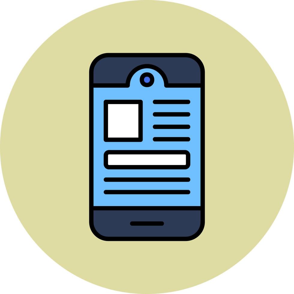 Mobile App Vector Icon