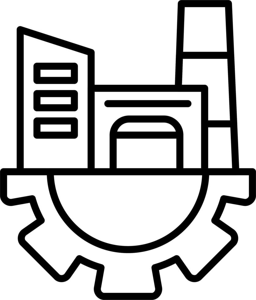 Factory Vector Icon