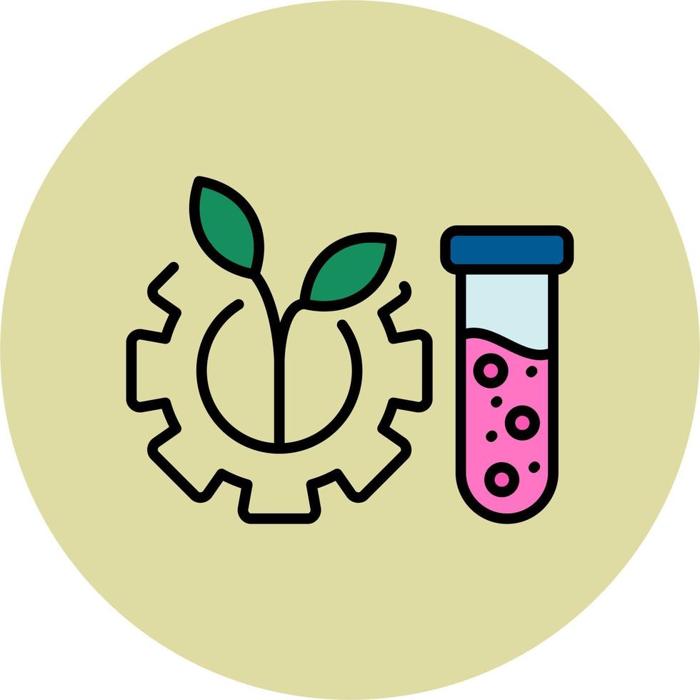 biotecnología vector icono