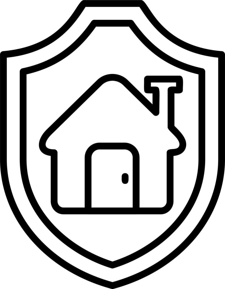 Home Security Vector Icon