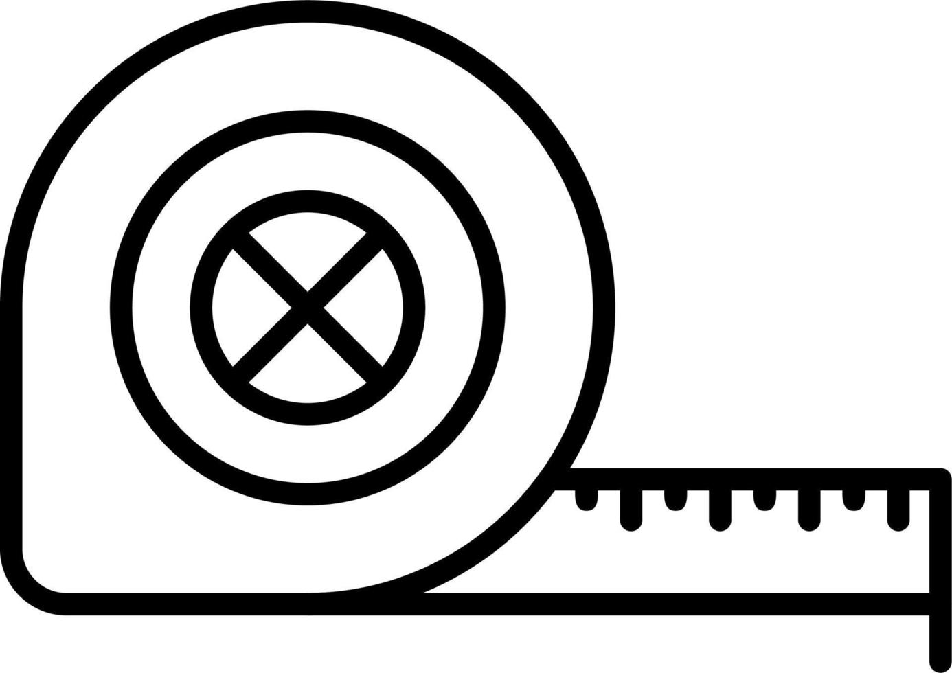 Measuring Tape Vector Icon