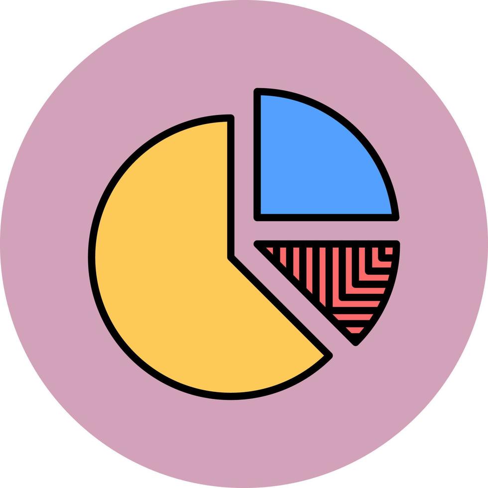 Pie Chart Vector Icon