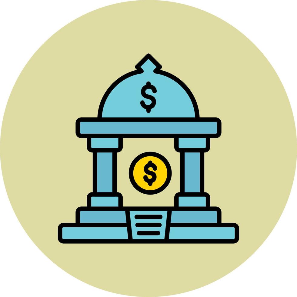 Islamic Bank Vector Icon