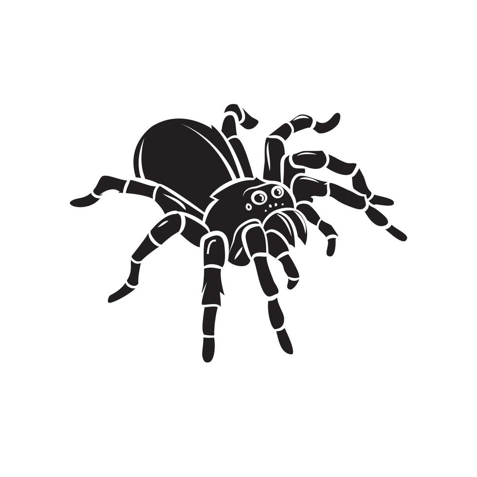 Spider Black Vector Illustration