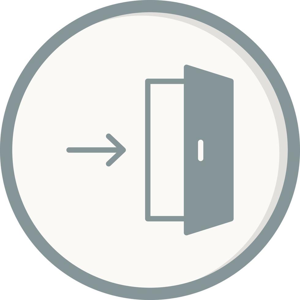 Exit Direction Vector Icon