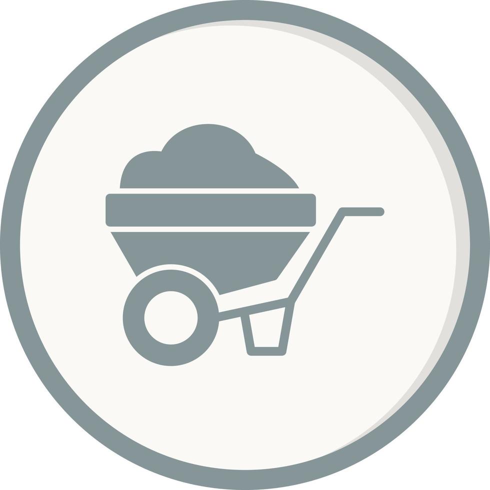 Wheelbarrow Vector Icon