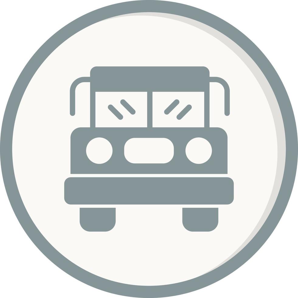 School Bus Vector Icon