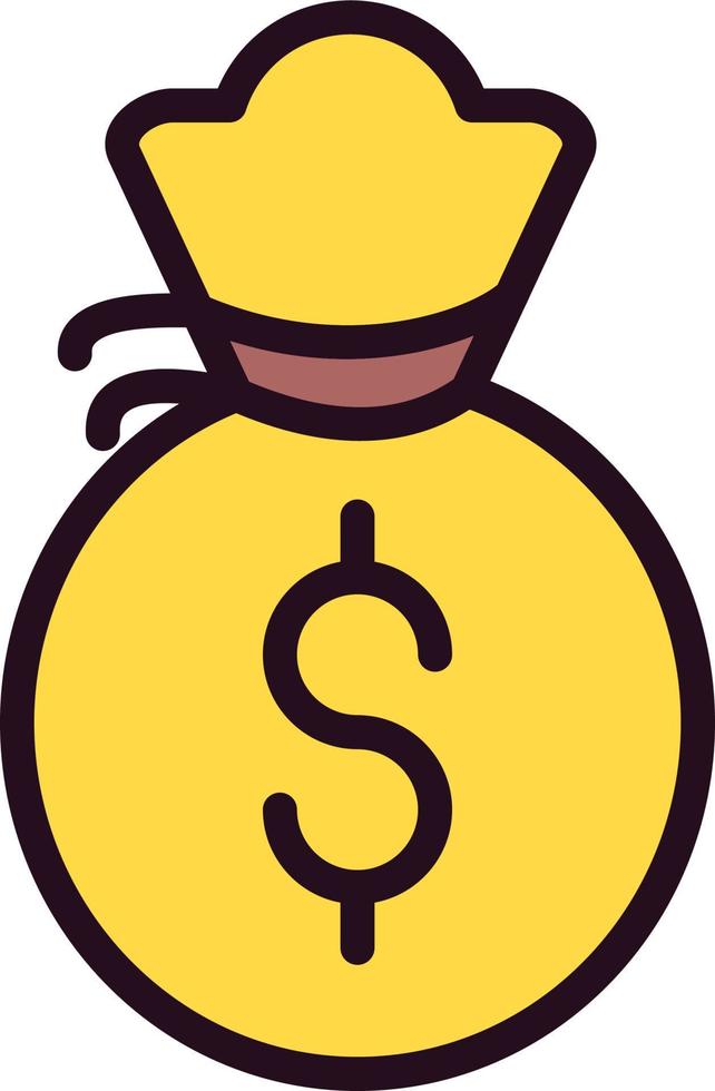 Money Bag Vector Icon