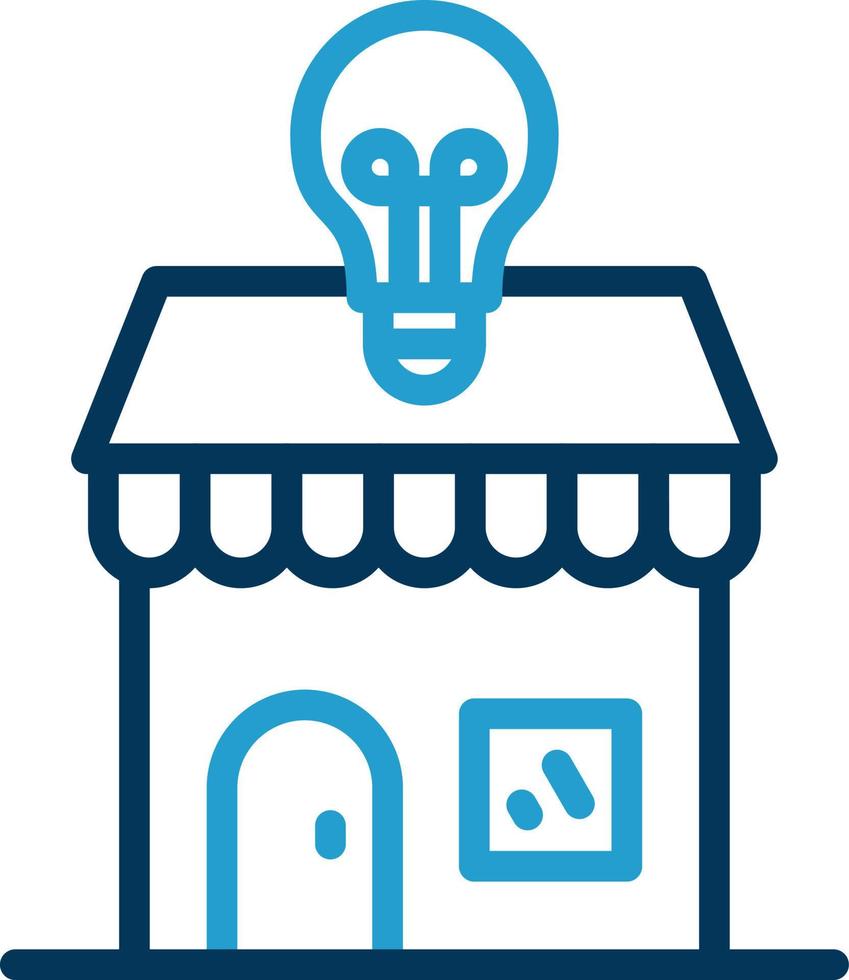 Electronics Shop Vector Icon Design