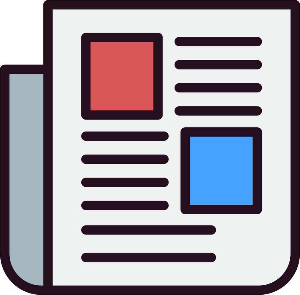 Newspaper Vector Icon