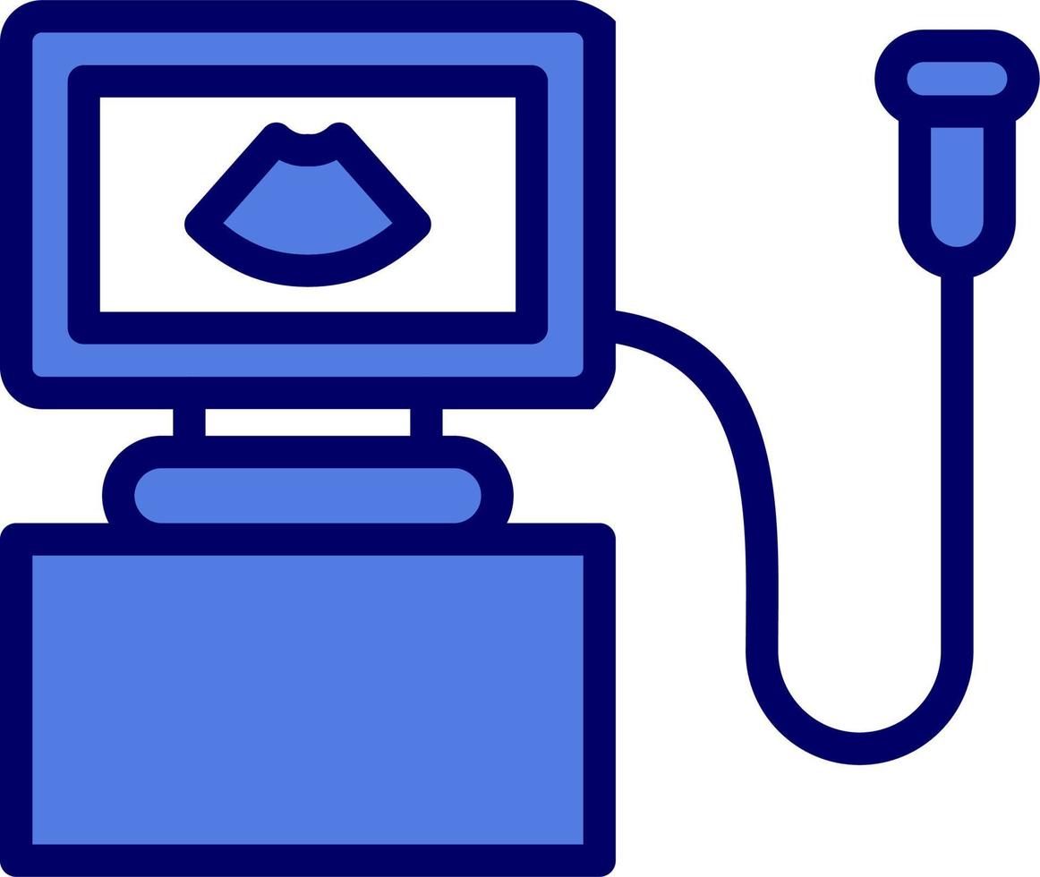 Ultrasound Machine Vector Icon