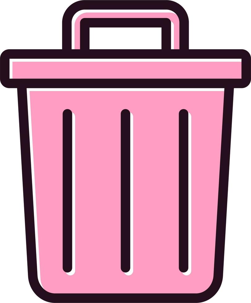 Trash Bin Vector Icon