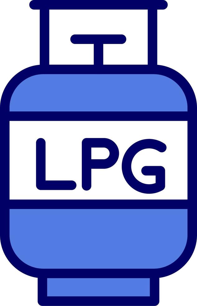 Gas Cylinder Vector Icon
