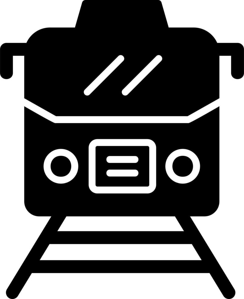 icono de vector de tren