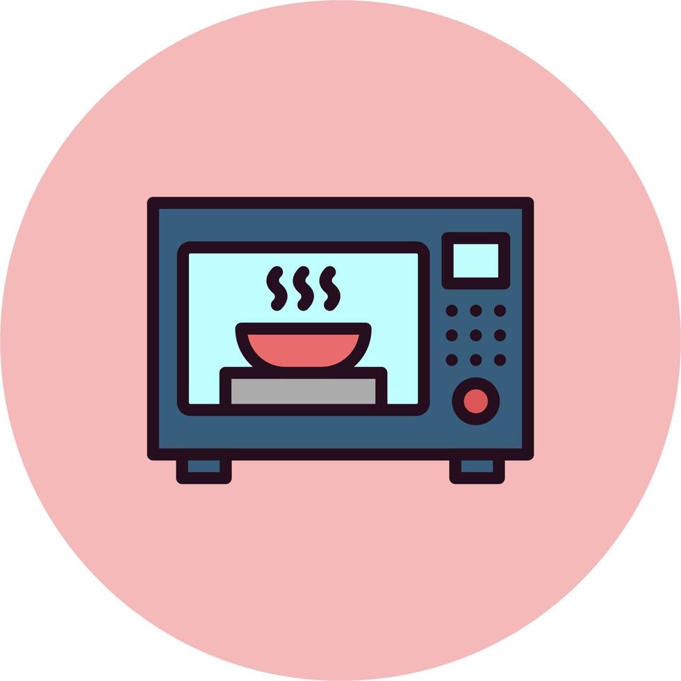 Microwave Oven Vector Icon